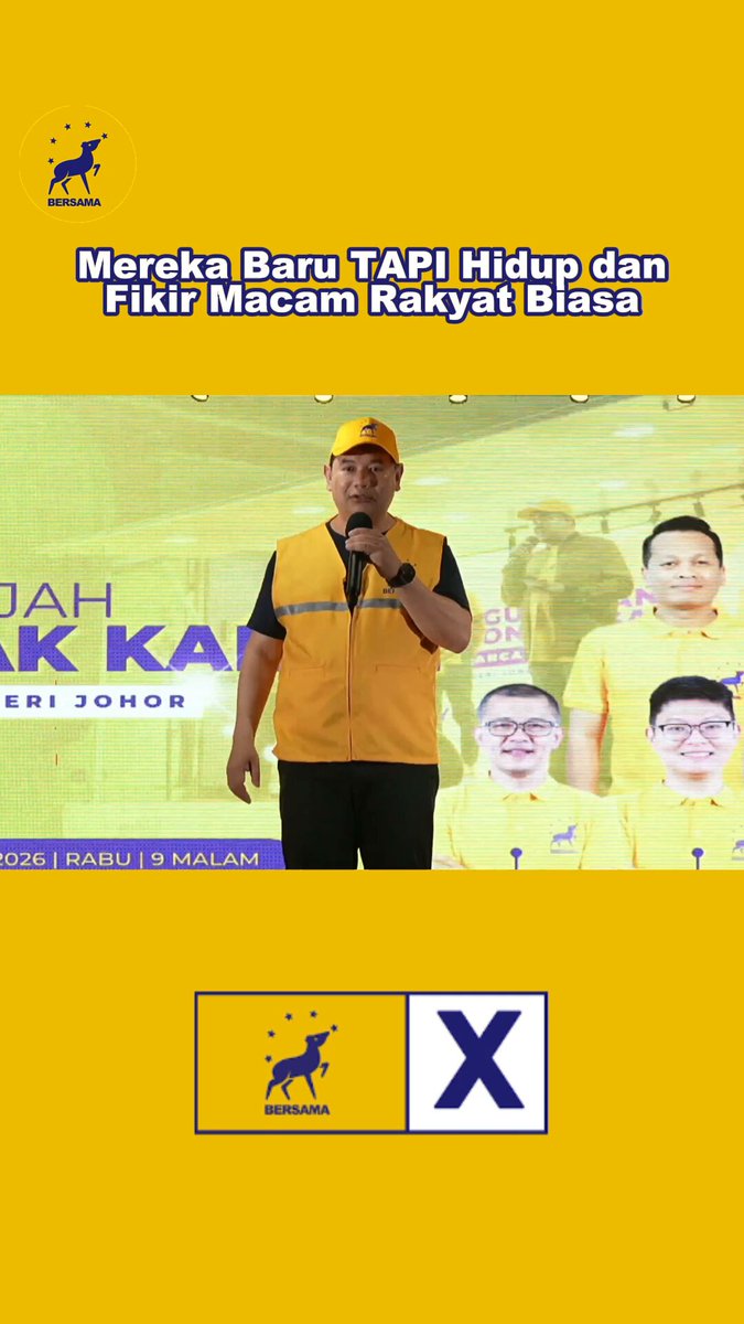 Kita tidak kekurangan ahli politik. Yang kita semakin sukar cari ialah wakil rakyat yang benar-benar memahami kehidupan rakyat. Ramai yang sudah lama berada dalam politik. Mereka mahir berucap, berkempen dan berpolitik. Tetapi menjadi wakil rakyat bukan sekadar tahu bercakap. Ia bermula dengan memahami apa yang benar-benar dihadapi oleh rakyat setiap hari. Calon-calon BERSAMA bukan datang daripada kelompok elit politik. Mereka datang daripada kehidupan biasa. Mereka membayar bil seperti rakyat lain. Mereka berdepan dengan kos sara hidup yang sama. Mereka juga membina kerjaya dalam bidang masing-masing sebelum memilih untuk berkhidmat kepada masyarakat. Penyelesaian yang baik tidak lahir daripada andaian, tetapi daripada memahami masalah sebenar dan menggunakan kemahiran serta pengalaman untuk menyelesaikannya. Kami tidak mencari calon yang paling pandai berpolitik. Kami mencari calon yang jujur, berani, mudah didekati dan sanggup bekerja untuk rakyat. Malaysia tidak memerlukan lebih ramai ahli politik. Malaysia memerlukan lebih ramai wakil rakyat yang membawa suara rakyat, memahami kehidupan rakyat dan tidak terperangkap dalam percaturan kuasa elit politik.