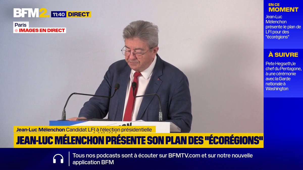 Jean-Luc Mélenchon sur la canicule: "Il n'est pas vrai de dire que tout le monde en souffre de la même manière" #BFM2