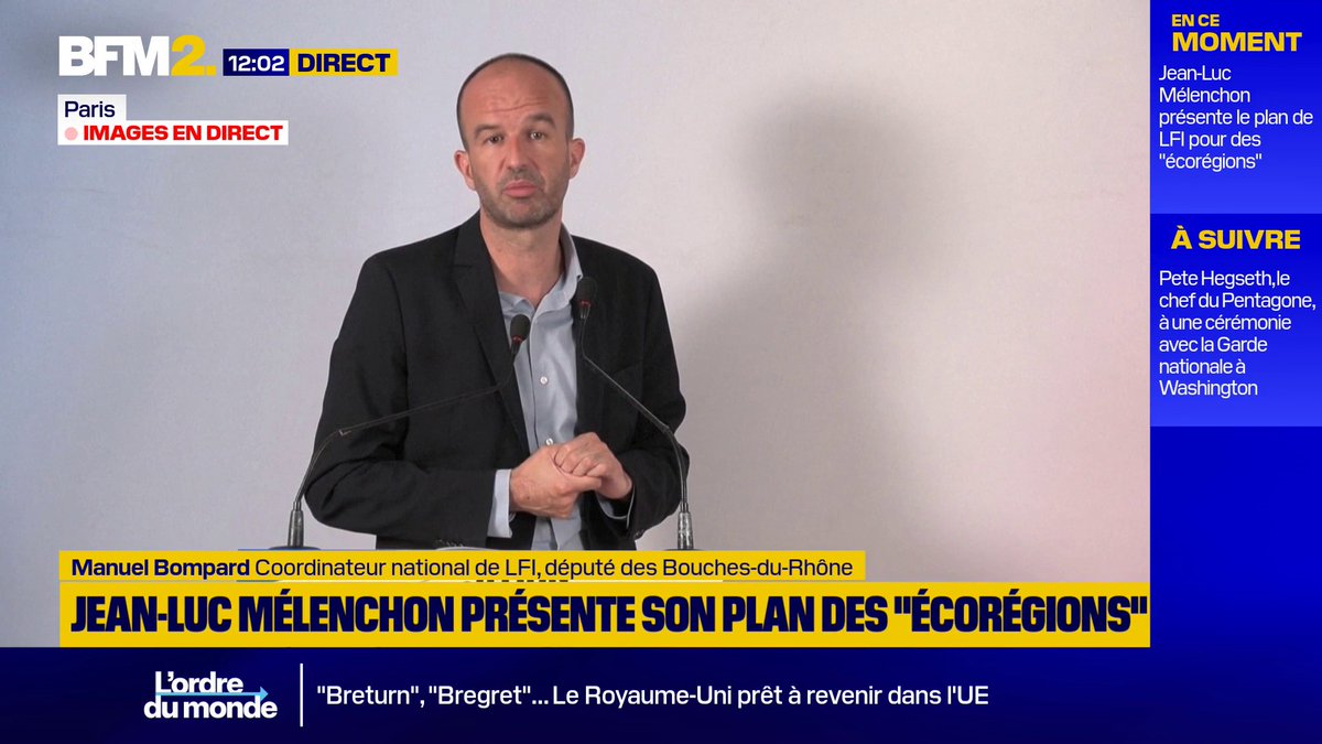 LFI/PCF/Écologistes: "Notre proposition d'alliance populaire est toujours sur la table", affirme Manuel Bompard, coordinateur national de LFI #BFM2