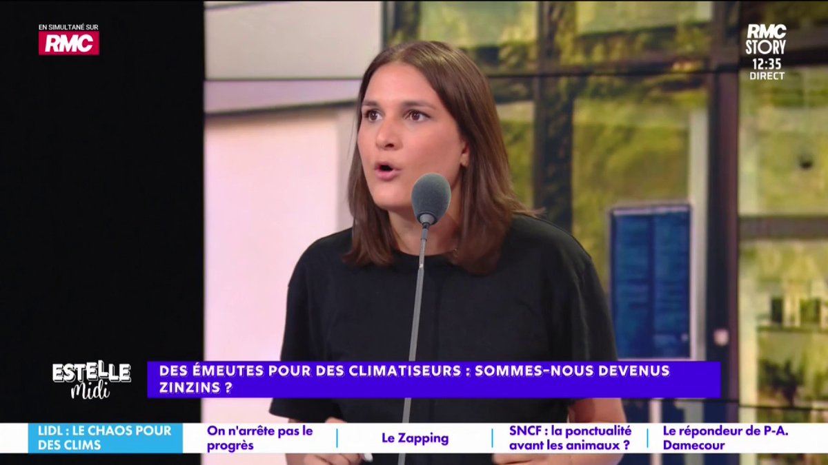 ❄️ Des émeutes pour des climatiseurs 🎙️ Juliette Briens : "Il faut que t'arrêtes d'excuser les gens et de faire croire qu'ils se comportent comme ça car ils sont pauvres... C'est du racisme social ! On a les mêmes scènes pour les promos : les écrans plats, le Nutella..."