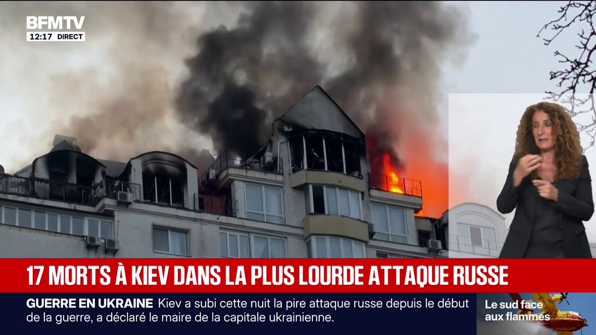 Déluge de feu sur Kiev: la capitale ukrainienne a connu sa pire attaque russe depuis le début de la guerre