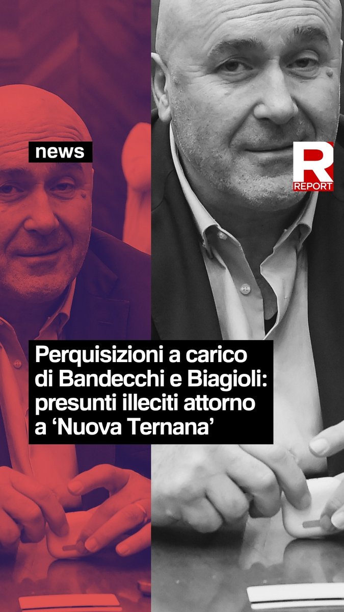 Stefano Bandecchi, l'ex patron dell’Orvietana Calcio, Roberto Biagioli, e un tecnico della Provincia di Terni sono stati oggetto di perquisizioni della Guardia di Finanza nell'ambito di un'inchiesta della procura di Terni. Rivedi "Occhio per occhio":