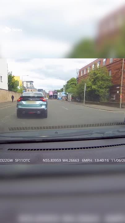 Filtering motorcyclist knocked down by turning car in Glasgow