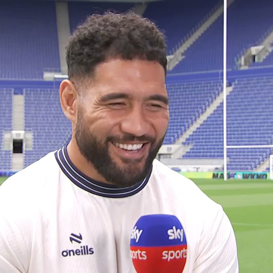"My wife's uncle is Tim Cahill!" Warrington Wolves’ Kelepi Tanginoa reveals connection to Everton legend ahead of Hill Dickinson clash on Magic Weekend 💙