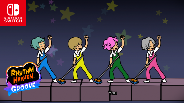 Catch flying veggies, bounce fruit off your biceps, swing sledgehammers, and more in #RhythmHeavenGroove, available now! Play today: