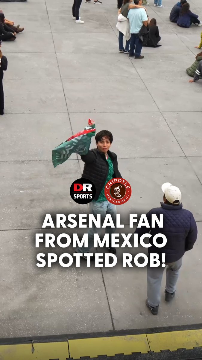 Another Arsenal fan from Mexico spots Robbie! 😮 Thank you to Chipotle UK for powering this video – real food for real fans 🌯 Catch our new series with Chipotle, #LetsBeReal, across the summer of football! #DRMexico