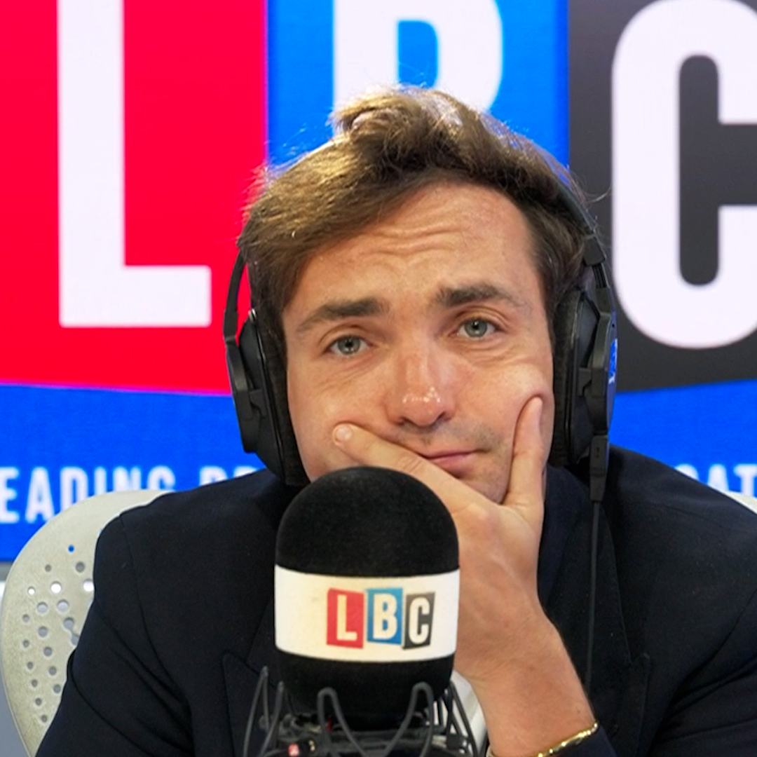 'It's literally £100,000 to rent a coffee shop in the centre of town. That is absolutely insane.' Caller Daniel who owns a coffee shop in Newcastle gets emotional talking to @Lewis_Goodall about the hardship small business owners like him are facing.