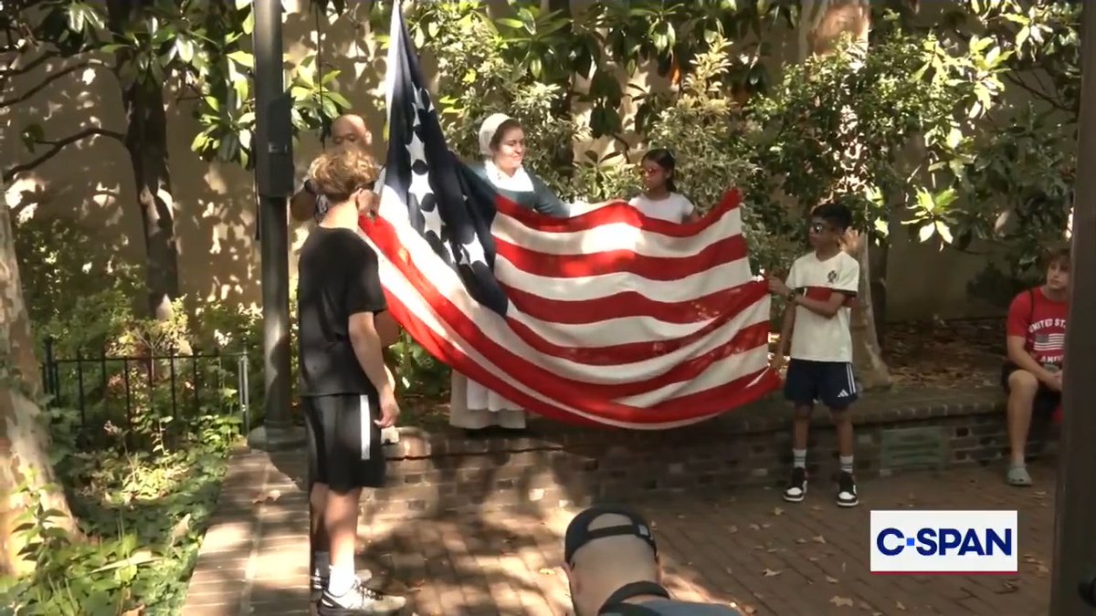 America 250: Flag Raising at Betsy Ross House