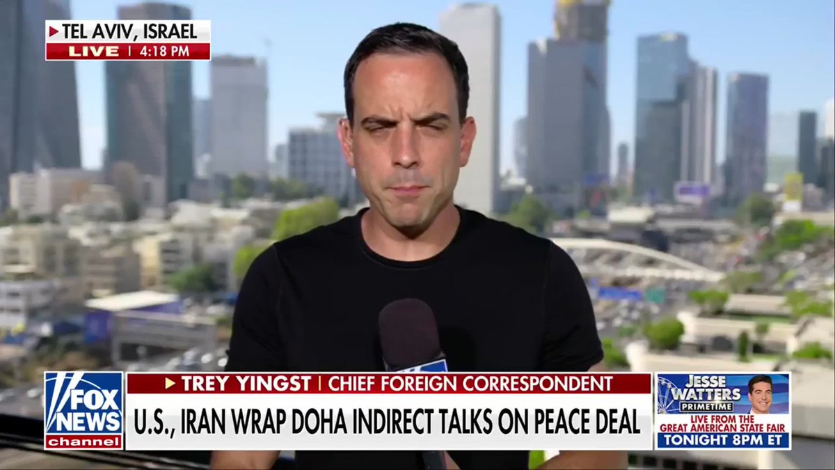 President Trump says negotiations over Iran's denuclearization are advancing well as Qatar continues mediating talks between Washington and Tehran. Iranian officials have reportedly shown openness to some nuclear inspections, while major sticking points, including sanctions relief and the use of released funds, remain under discussion. The talks continue as U.S. military forces stay positioned in the region, and Israel marks 1,000 days since the October 7 terrorist attack. | Trey Yingst America's Newsroom