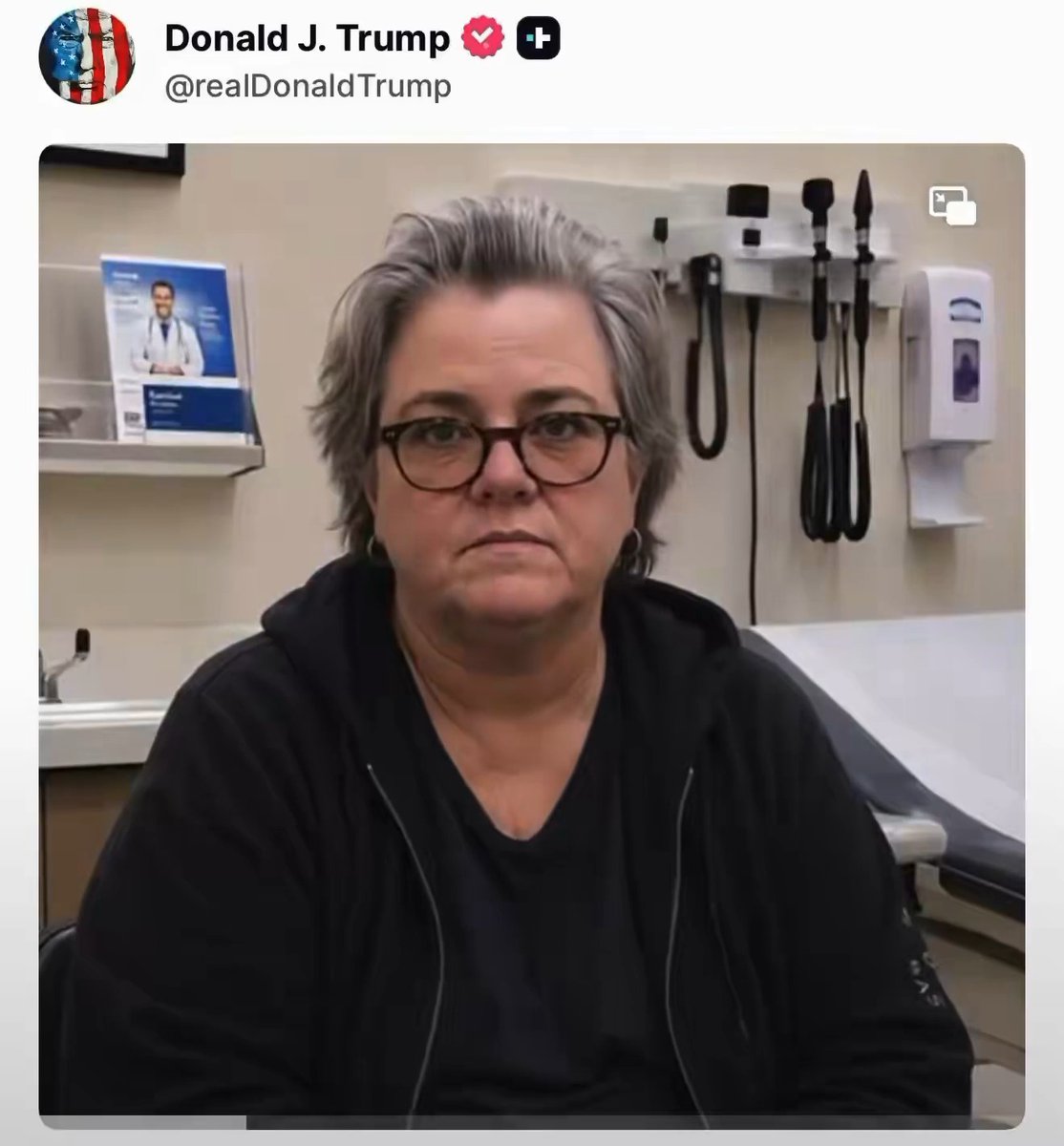 Trump just disgustingly posted this AI video, which uses the likeness and voices of multiple celebrities to defame them. I pray to God that every one of these celebrities sue Trump, and donate the money to an Epstein survivor Fund. Robert De Niro, Julia Roberts, Whoopi Goldberg, Edward Norton, Rosie O’Donnell, etc.