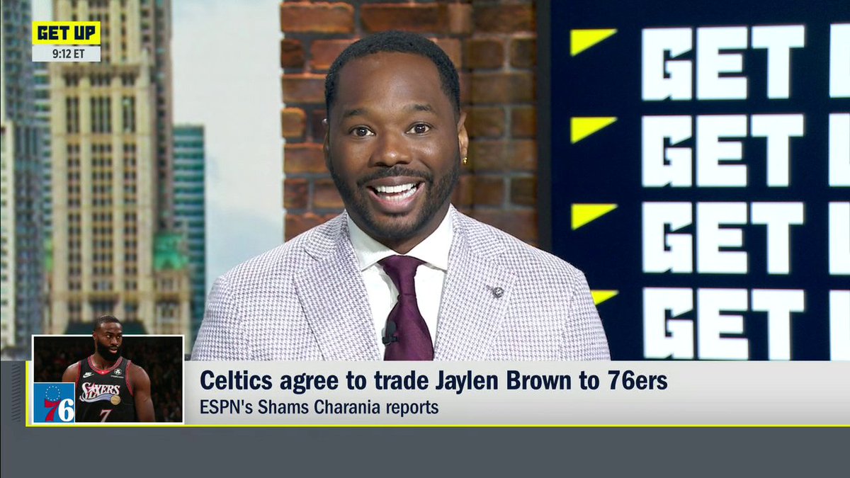 "You don't trade him to the Philadelphia 76ers. ... You very rarely help your rivals." Vincent Goodwill reacts to the Jaylen Brown trade 👀