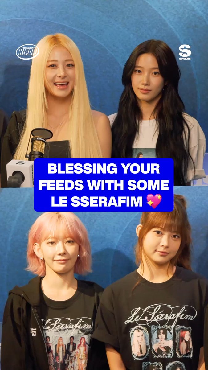 Your friendly reminder that there's never a bad time to listen to LE SSERAFIM on SiriusXM K-Pop 👌👌👌 #LE_SSERAFIM #PUREFLOW #르세라핌 #PUREFLOW_pt1 #Kpop
