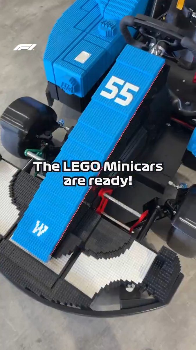 First look 👀 The LEGO Minicars that our drivers will be piloting at Sunday's Drivers' Parade! #F1 #BritishGP LEGO