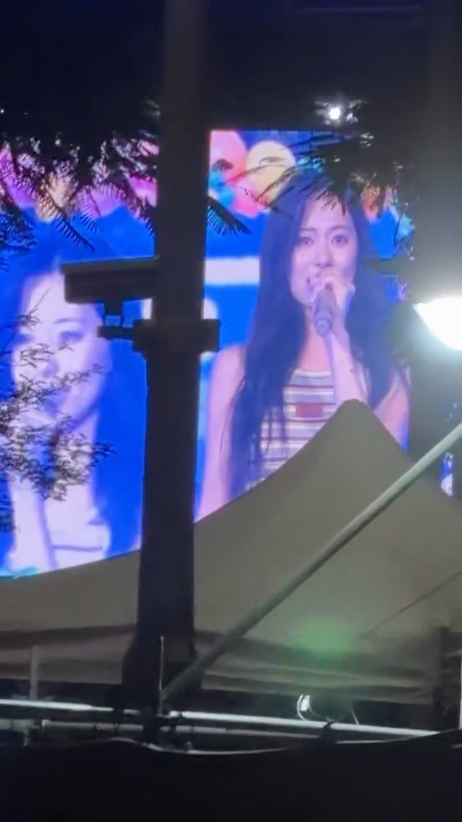 TZUYU rehearsing Mandarin song 'First Day' by Sun Yanzi for Kaohsiung Beer Rock Festival