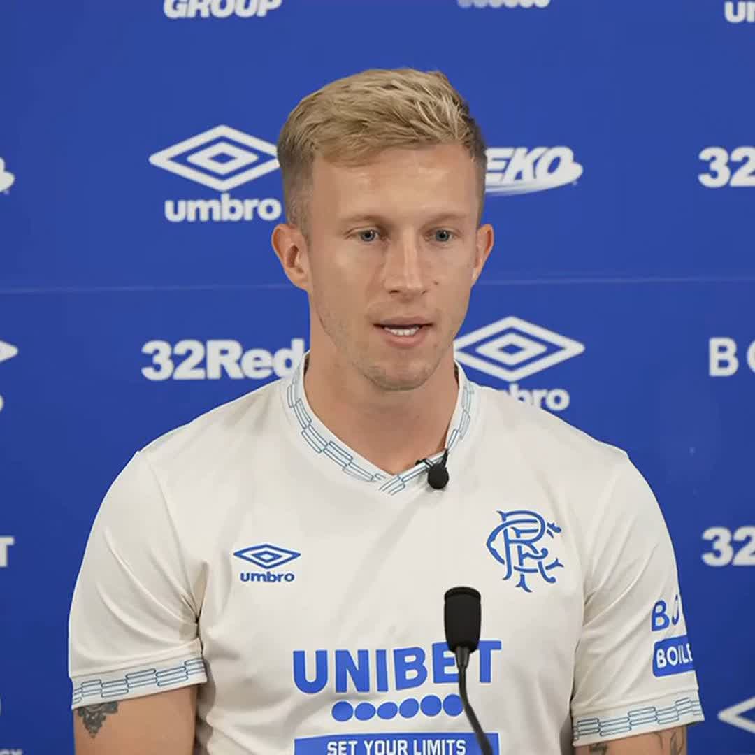 🗣️ "I want to go win trophies." 🗣️ "I knew he was the man to take this club forward." Ross McCrorie on his return to Rangers and working under Derek McInnes again ⤵️