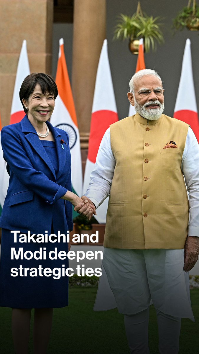 India and Japan are strengthening ties on defense, technology and energy after Japanese Prime Minister Sanae Takaichi's first official visit to New Delhi, as both countries look to reduce their dependence on China. Swati Pandey explains:
