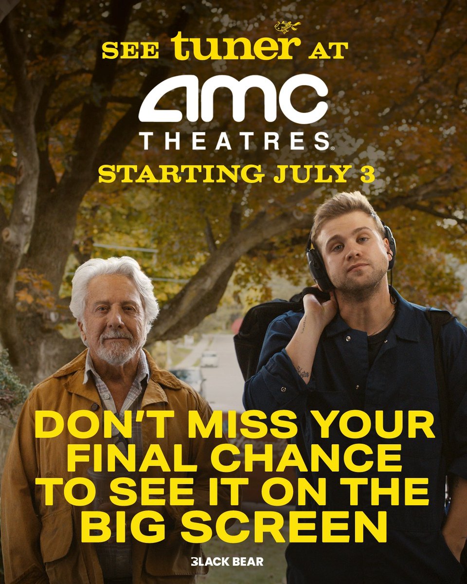One last encore. Don't miss your last chance to see TUNER at AMC Theatres, beginning 7/3! Get tickets now.