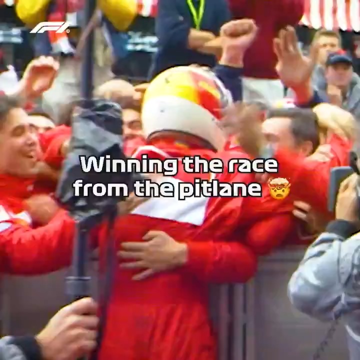 The time Michael Schumacher won from the pit lane ๐