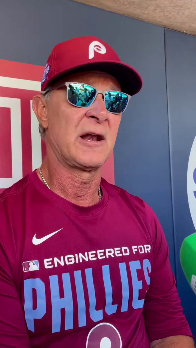 Phillies manager Don Mattingly says he has not spoken to Zack Wheeler yet: "I don't think he wanted to talk to me yet." 😳 Mattingly adds: "It really doesn't bother me at all that he's upset. The great ones don't want to come...But from my standpoint...He's at 105 [pitches] in that inning...This is a long-term kind of situation." (via Dave Uram)