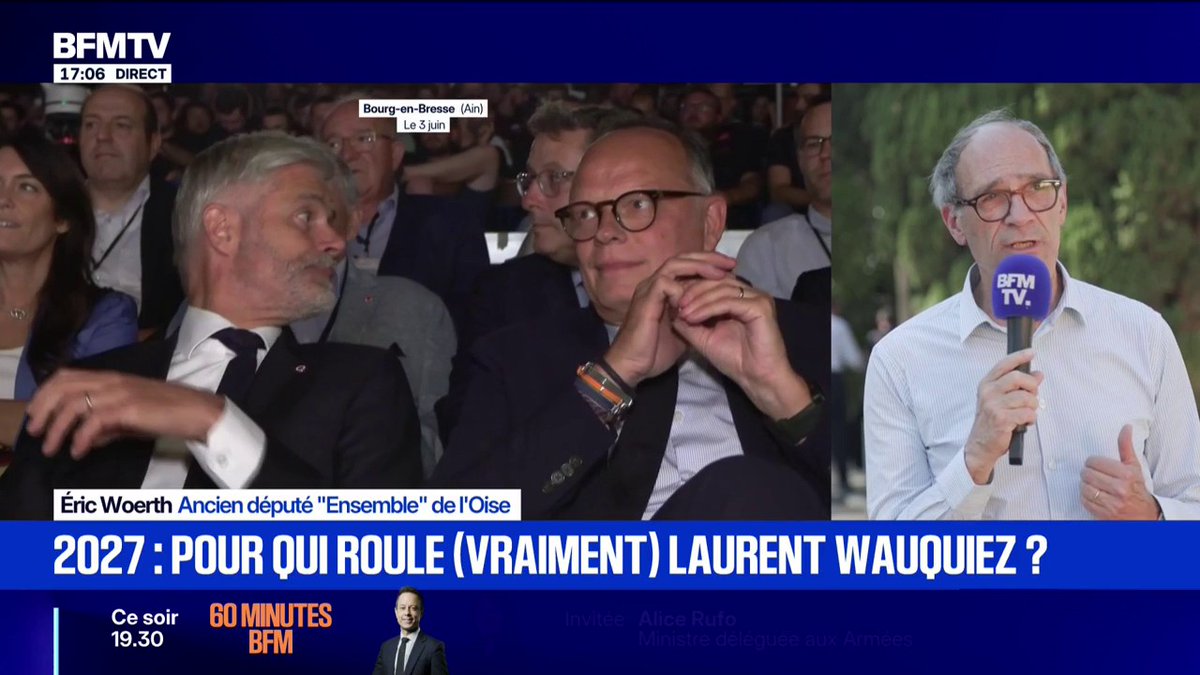 Présidentielle 2027: "Édouard Philippe a les qualités humaines", estime Éric Woerth, ancien député "Ensemble"