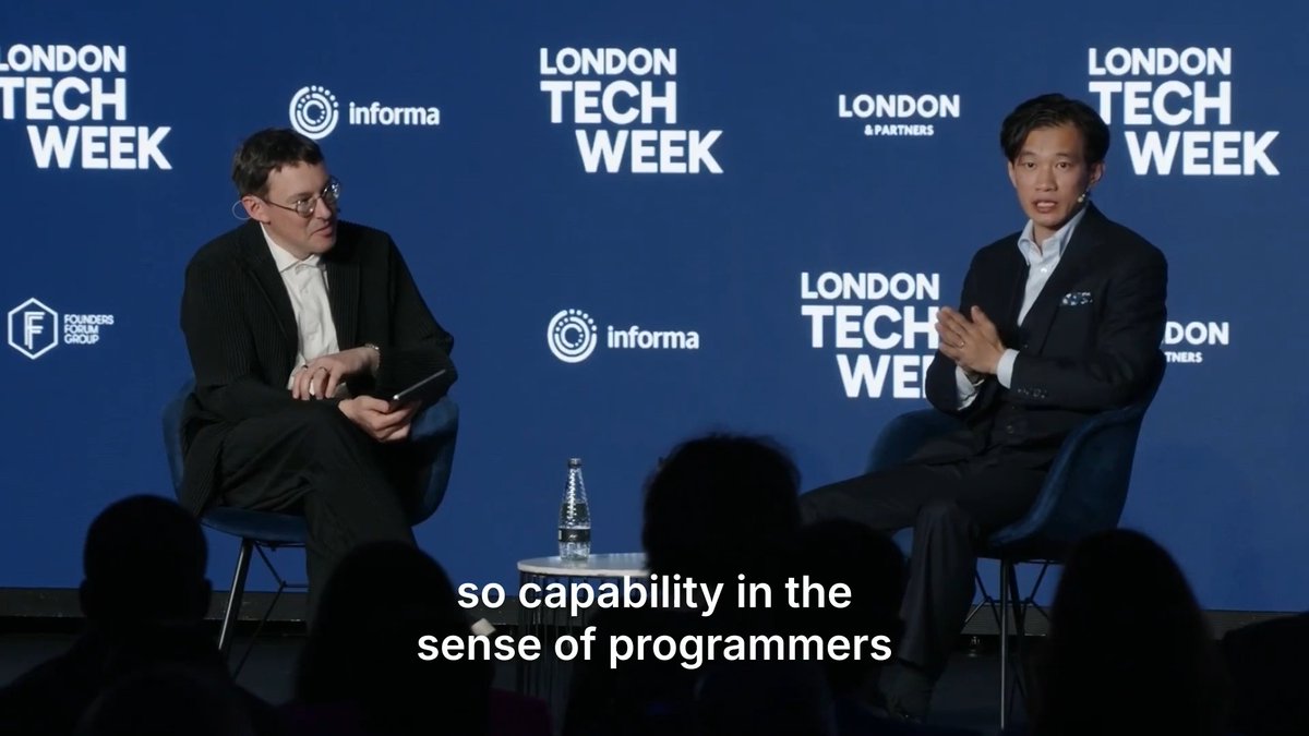 Talent = Capability x Taste x Agency Ivan Zhao & Tim Bradshaw at London Tech Week