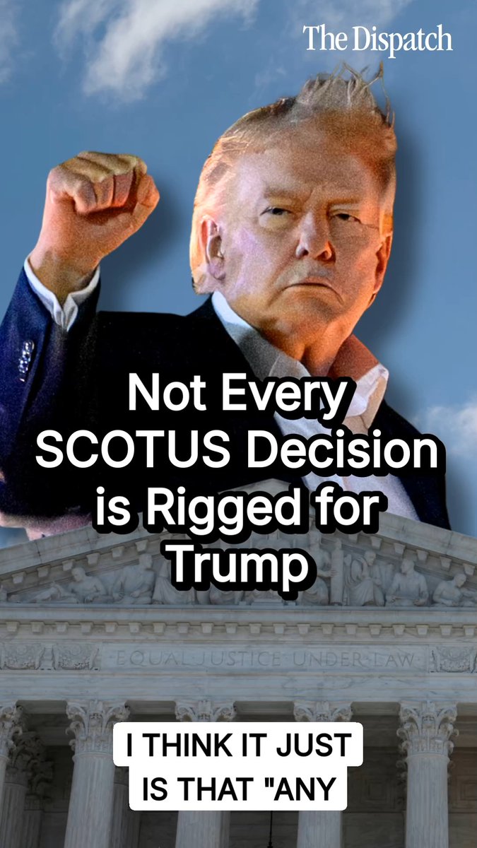 Not every SCOTUS decision is rigged for Trump | @davidafrench on Advisory Opinions