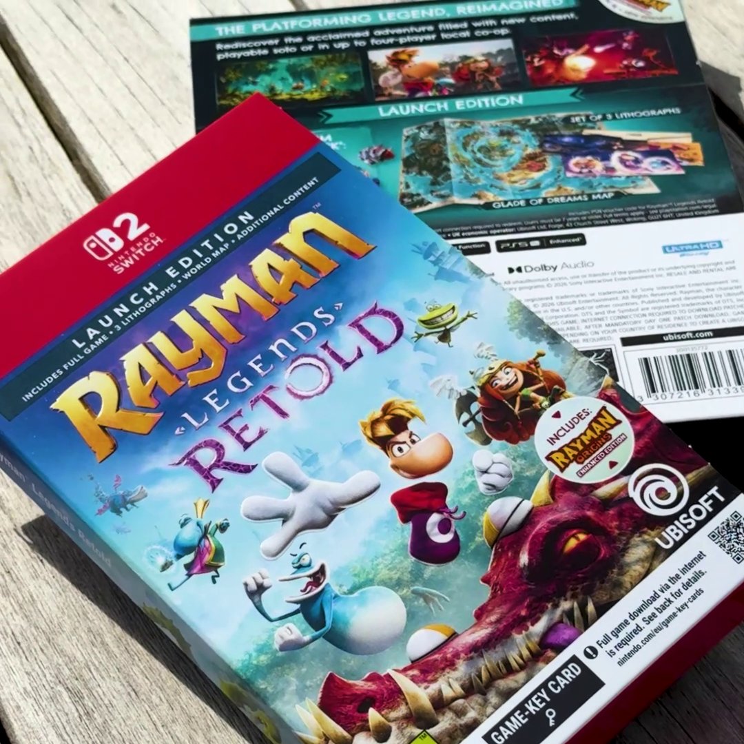 L'Édition de Lancement de Rayman Legends Retold pour bien (re)découvrir l'univers de l'homme sans bras ! ✨ 👉 Elle est déjà disponible en précommande chez Micromania-Zing Liens en commentaire ⬇️