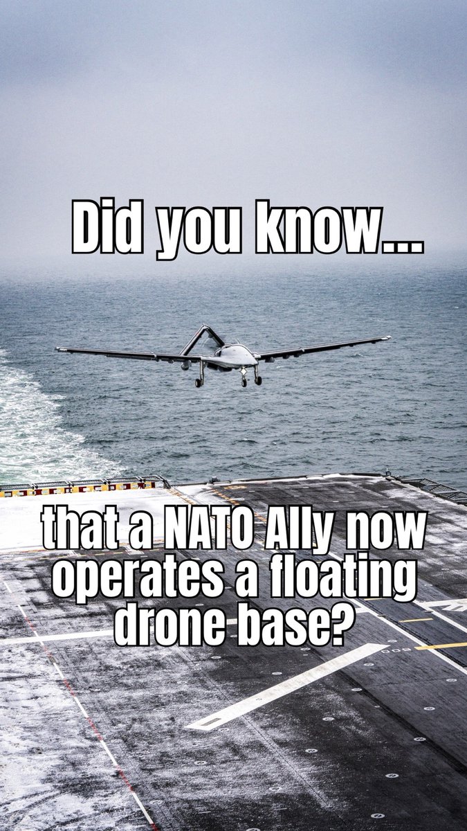 NATO’s floating drone base 🛳️ Climb aboard the Anadolu, flagship of the Turkish Navy 🇹🇷, and see how this amphibious assault ship is doubling as a floating drone base - giving NATO a new technological edge at sea 🌊 #NATOsummit