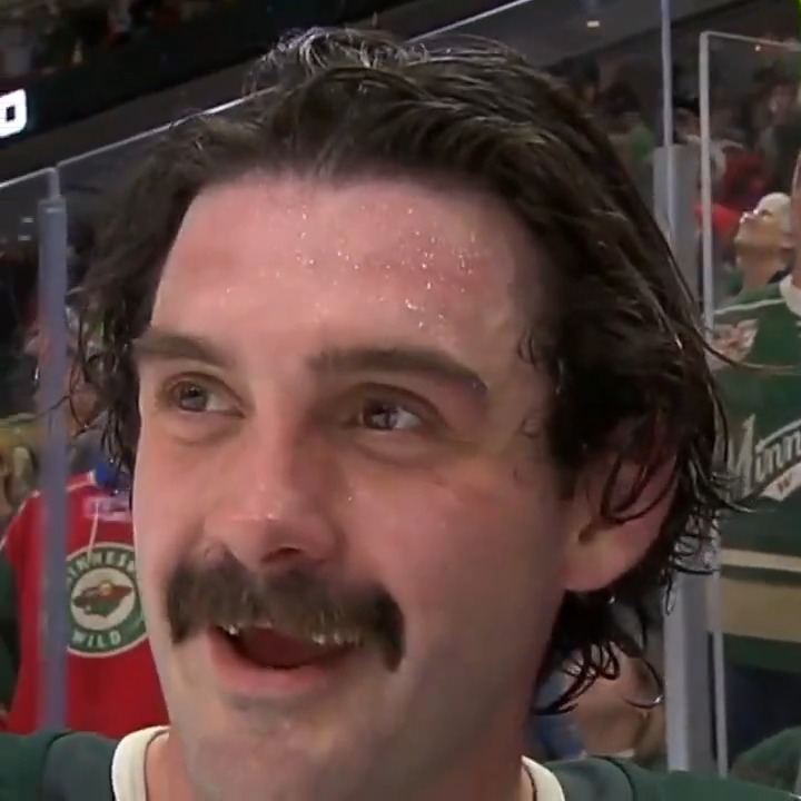 The Flames just added one of the biggest beauties in the NHL in Jake Middleton 🤠 (🎥: FanDuelSN_NOR | X)