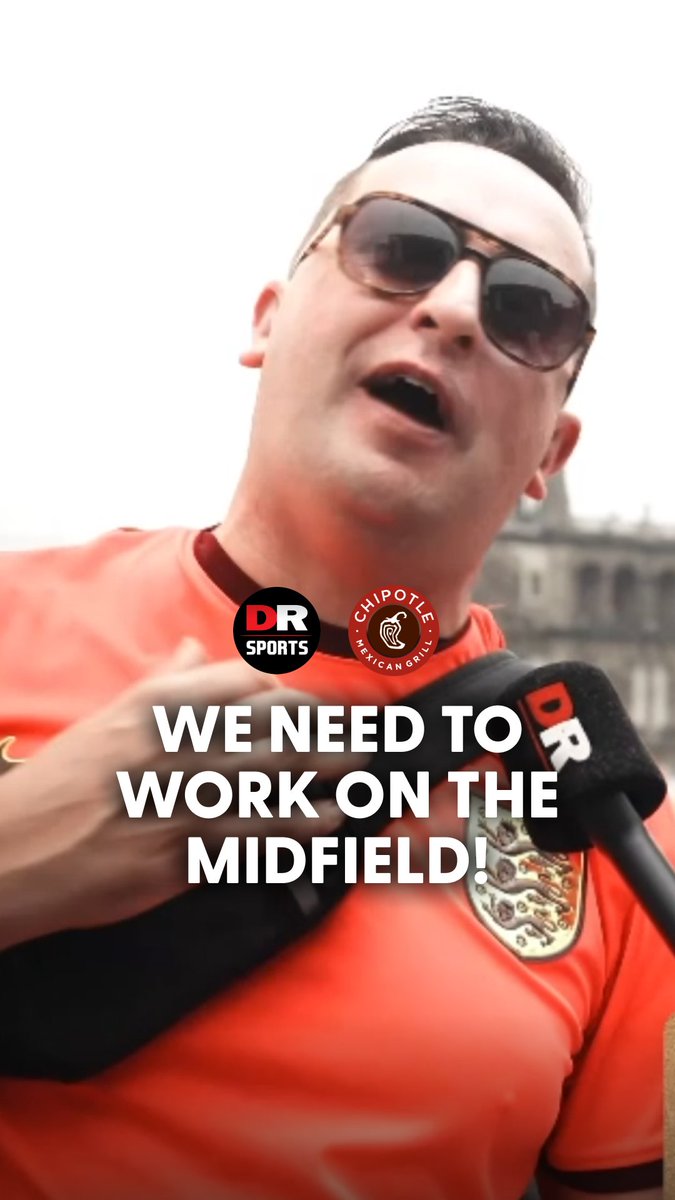 England need to fix that midfield before it hurts them! 😬 Thank you to Chipotle UK for powering this video – real food for real fans 🌯 Catch our new series with Chipotle, #LetsBeReal, across the summer of football! #DRMexico