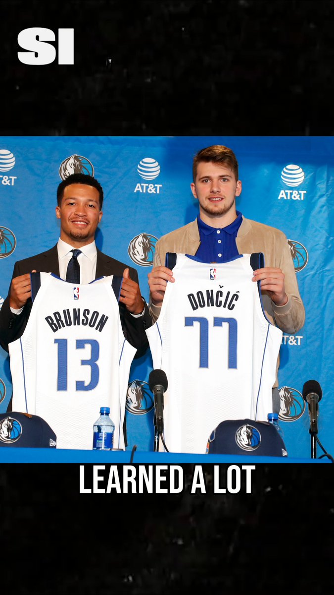 “I love him to death.” Jalen Brunson speaks on his relationship with Luka Doncic 💙
