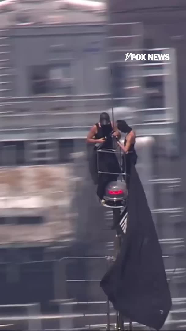 They climbed one of New York City's most iconic skyscrapers... now they're facing a long list of criminal charges. Angelina Nikolau, 33, and Ivan Kuznetsov, 32, were charged after prosecutors say they illegally accessed the Empire State Building before scaling the nearly 1,500-foot landmark. The stunt exploded across social media after videos of the climb went viral. Now the pair is accused of burglary, reckless endangerment, criminal trespass, possession of burglar's tools, and several other offenses.