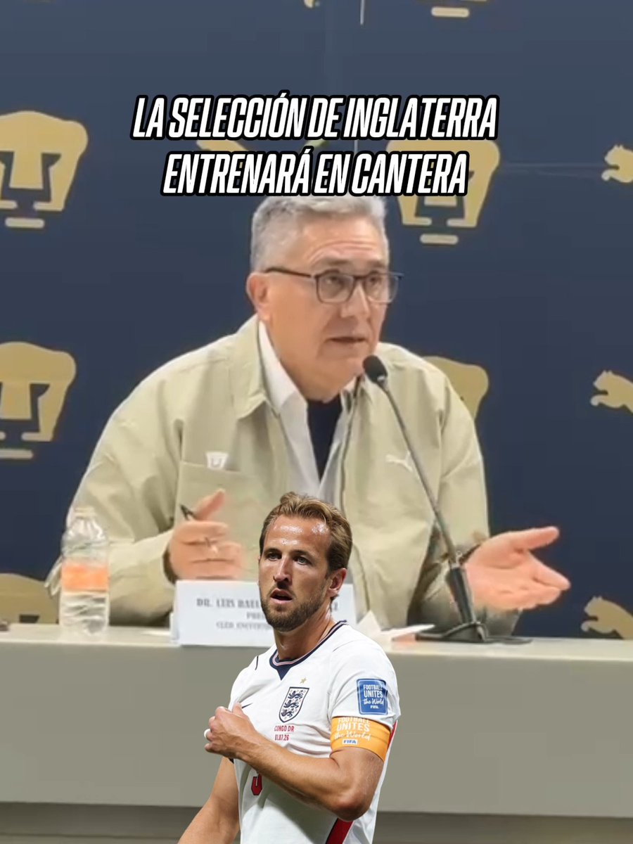 🤩 ¡HARRY KANE Y LAS ESTRELLAS DE INGLATERRA ENTRENARÁN EN LA CANTERA DE PUMAS! Así lo informó el presidente del equipo auriazul, Raúl González.