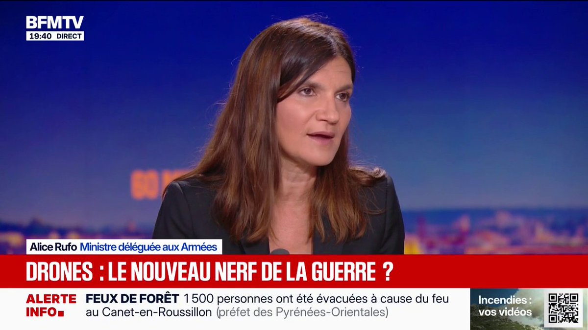 Guerre en Ukraine: Alice Rufo, ministre déléguée des Armées, parle "d'attaques intolérables" sur Kiev