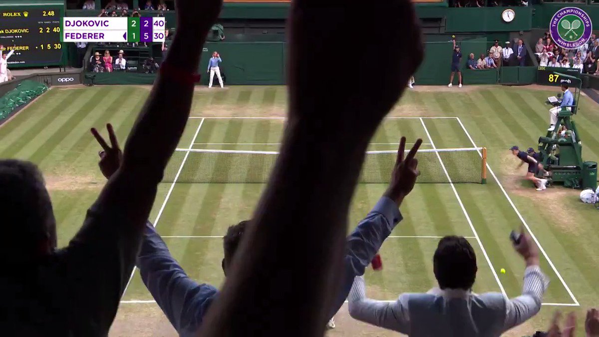 🚨 Did you know : This is the Longest ever rally in History of Wimbledon finals.. From that iconic 2019 Final 🔥
