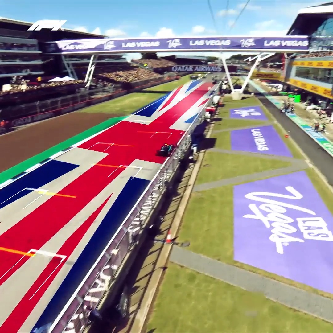 This is Britain with the brakes off ๐ฌ๐ง Ready for an unforgettable weekend where it all began ๐๏ธ Aaron Pierre #F1 #BritishGP