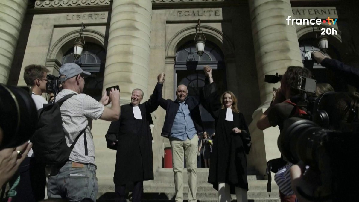 🔴 La condamnation à perpétuité de Dany Leprince a été annulée. Ça fait 32 ans qu'il clame son innocence. Il avait été condamné pour un quadruple meurtre dans la Sarthe en 1994. Il a accepté de nous parler. #JT20h