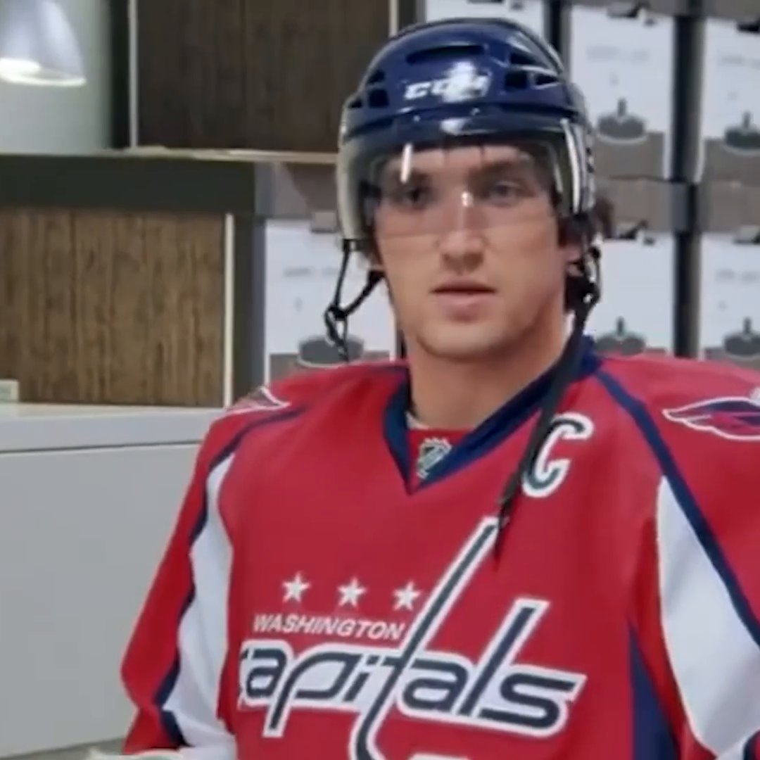 A classic "This is SportsCenter" with Alex Ovechkin 😅