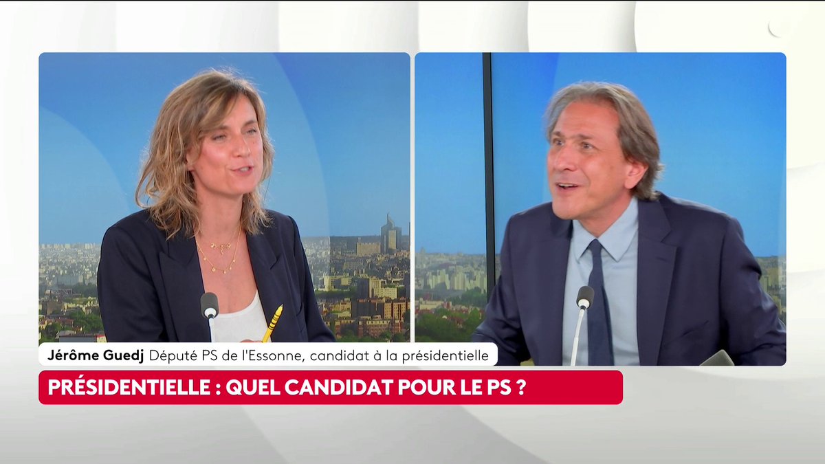 🔴 🗣️ 2027 : "Je suis convaincu que si Jean-Luc Mélenchon est au deuxième tour de l'élection présidentielle, alors ce sera un boulevard pour le Rassemblement national", confie le député PS et candidat à l'élection présidentielle Jérôme Guedj. #ToutEstPolitique #Canal16
