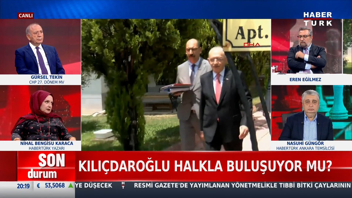 📌Kemal Kılıçdaroğlu halkla buluşuyor mu? Habertürk Yazarı Nihal Bengisu Karaca (Nihal Bengisu Karaca) #GerçekFikriNe'de değerlendirdi.