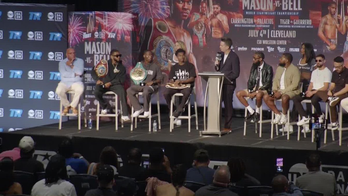 "Everybody was sleeping on me" 🗣️ Tiger Johnson is ready for the biggest moments! 👏 #TheFight | #MasonBell | July 4 | LIVE on DAZN and TNT ▪️