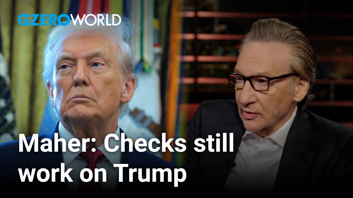 Can anyone still stop Donald Trump? Bill Maher argues the answer is yes. While he remains deeply critical of the president, he says America's institutions have proven more resilient than many expected. #GZEROWorld