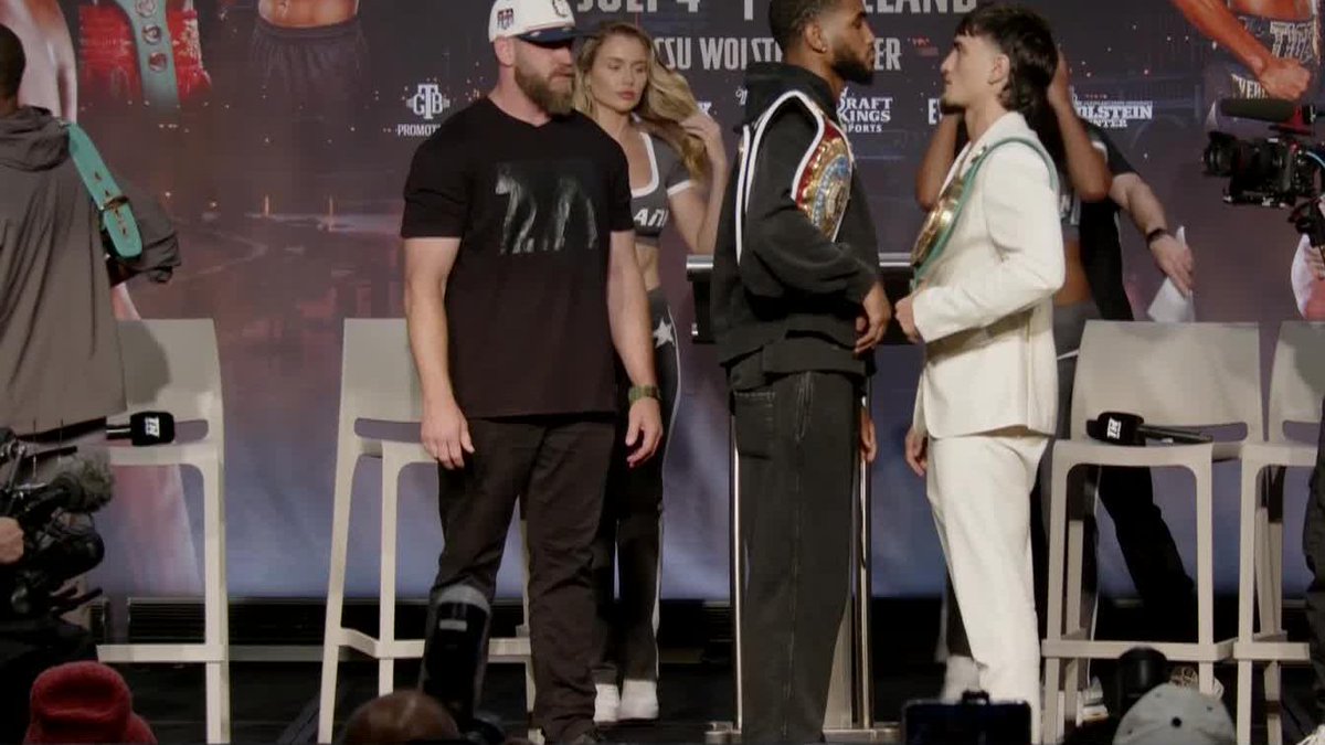 Tiger Johnson vs. Christopher Guerrero! FACE-OFF! ⚔️ #TheFight | #MasonBell | July 4 | LIVE on DAZN and TNT ▪️