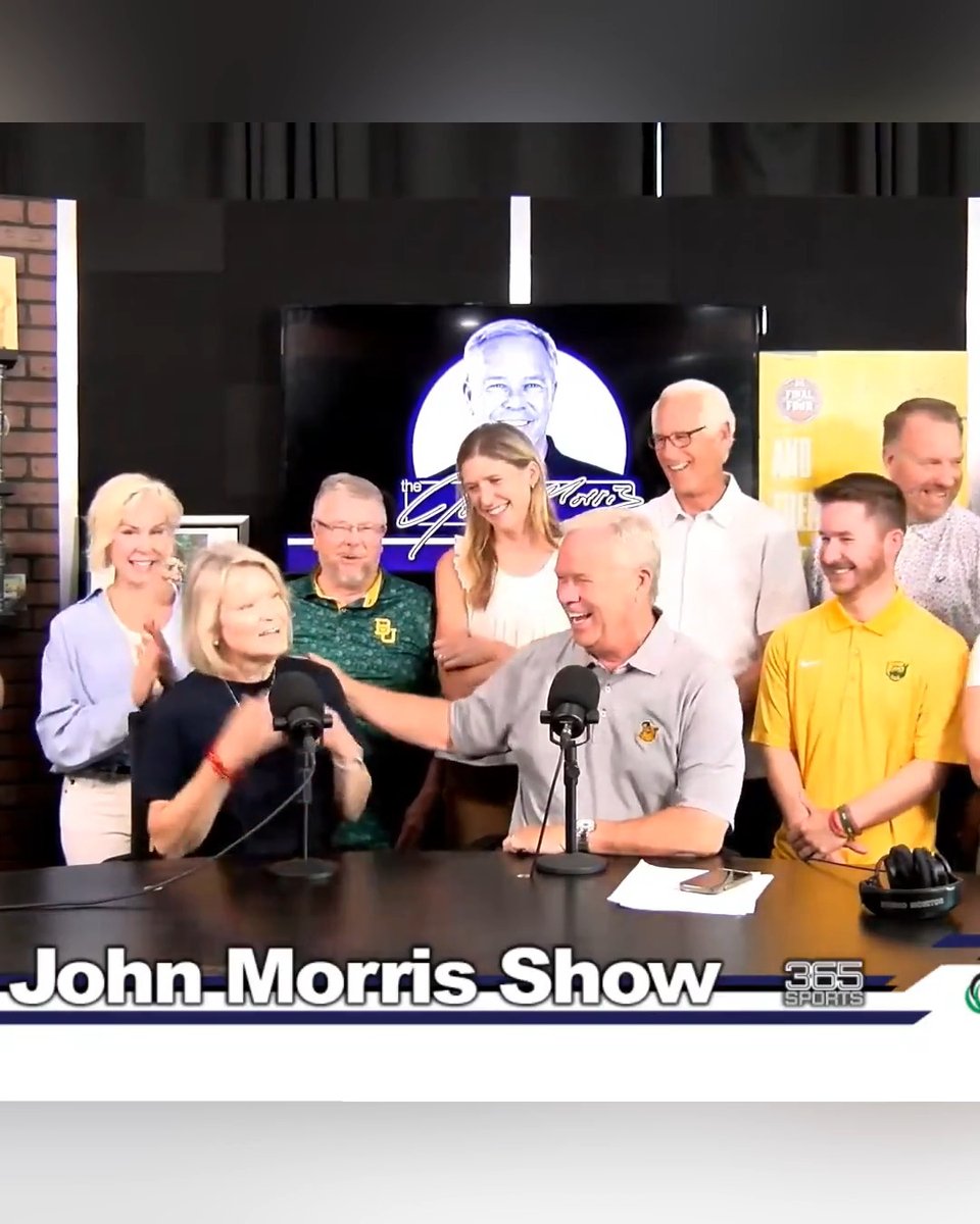Goosebumps. 💚🐻 Some moments you'll never forget. Watch the unforgettable moment John Morris learned he was headed to the 2026 Baylor Athletics Hall of Fame. Congratulations, John Morris. #SicEm