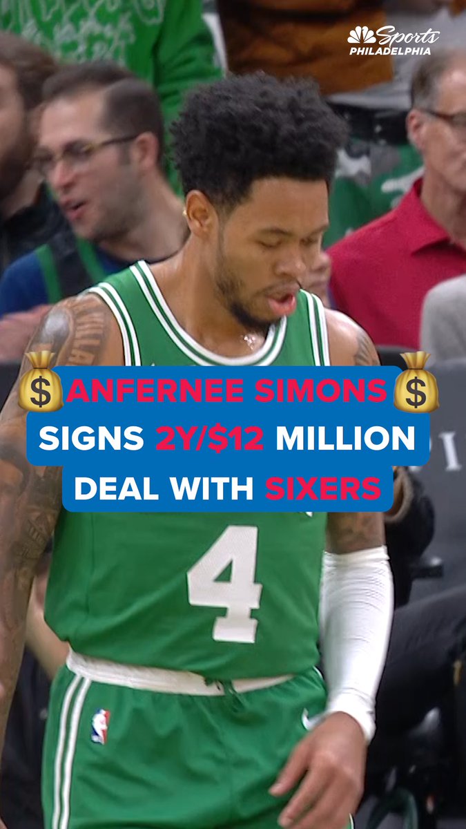Sixers grab another former Celtic in Anfernee Simons. More on the high volume shooting guard ➡️