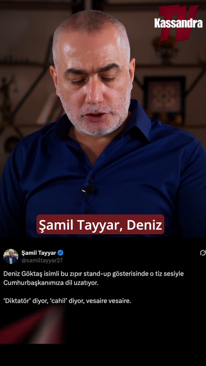 Şamil Tayyar, kendi üslubuna ve siyasette bıraktığı kötü görüntüsüne hiç bakmadan, Deniz Göktaş için savcıları göreve davet etmiş. Deniz Göktaş FETO'cu olsa, kumpas davalarında tetikçilik yapsa daha mı iyiydi Şamil Tayyarım?