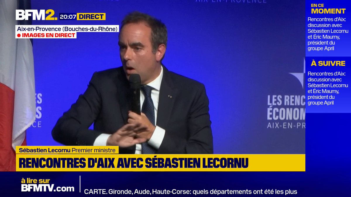 💬Taxe Zucman: "Il y avait un sentiment d'inégalité dans la répartition de la richesse. Et ça, il faut bien le traiter", déclare Sébastien Lecornu, Premier ministre #BFM2