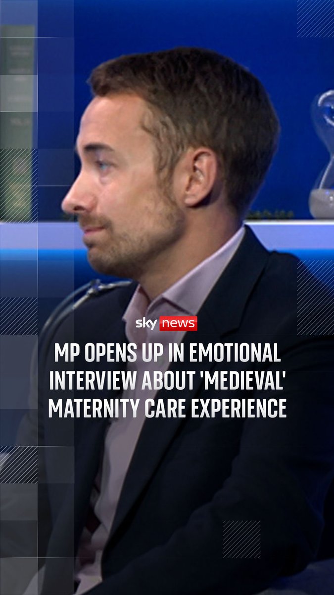 Luke Charters says he felt "abandoned" during his son's birth and has since struggled with his mental health after his partner lost more than half of her blood. The MP for York Outer spoke to @SkySarahJane on The UK Tonight. 📺 Watch the show in full on Sky News from 8pm.