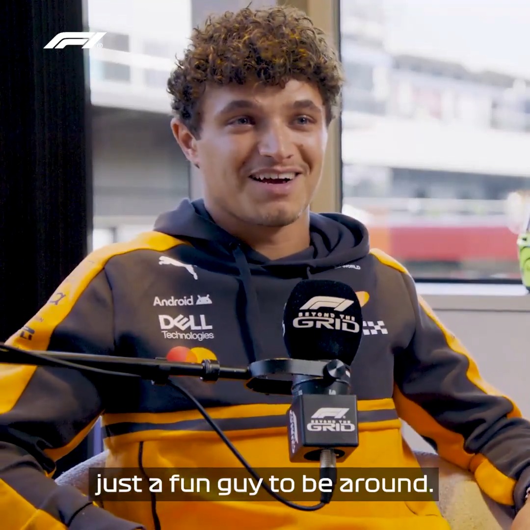 A special trophy with some legendary names 🤩 Lando Norris reveals his F1 heroes in this week's Beyond The Grid podcast - watch the full episode on our YouTube channel 📺 #F1 #BritishGP