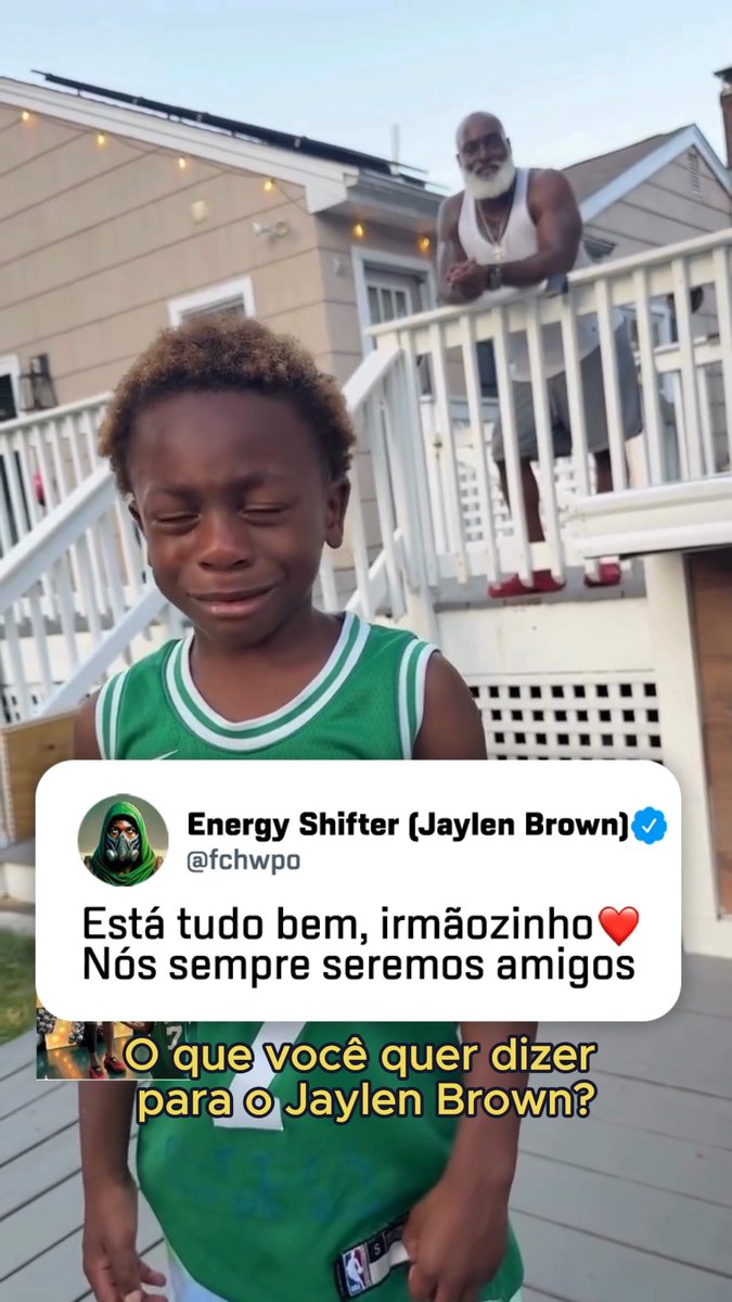 CORAÇÃO PARTIDO💔 Criança fã do Boston Celtics chorou com a troca de Jaylen Brown para o Philadelphia 76ers e foi consolado pelo jogador, que deixa um comentário em seu vídeo. 🎥 @gio_thetiger / @sportscenter #NBAnaESPN